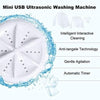 Portable Mini Washing Machine Ultrasonic Turbine Washer