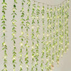 Green Leaf Artificial Curtain LED String Light, 200 LEDs, 8 Modes, Remote Control