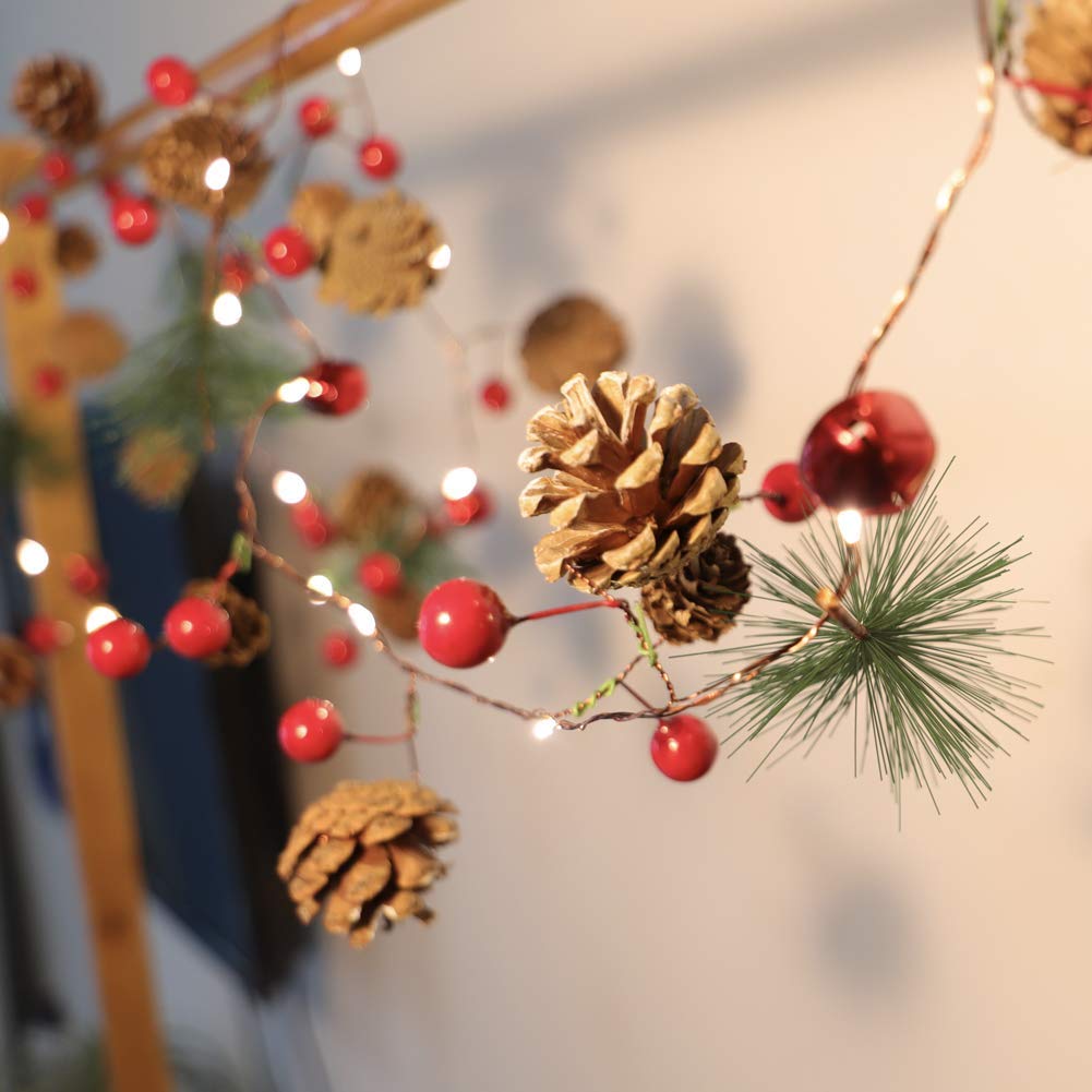 Christmas PineCones String Lights