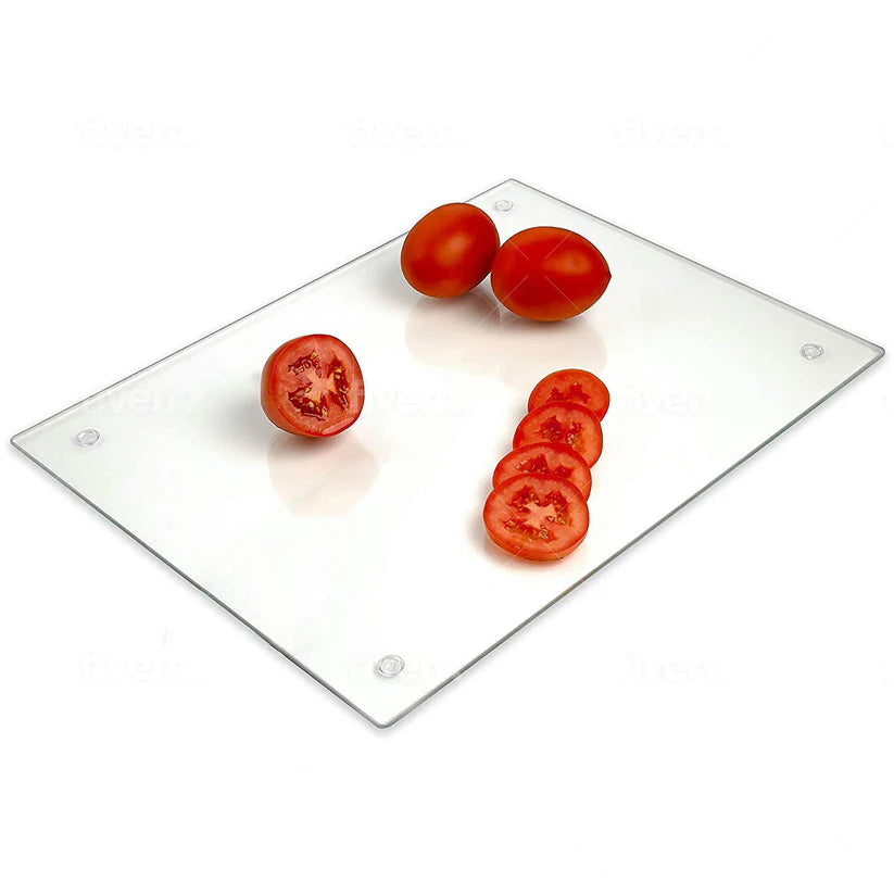 Tempered glass chopping board, highly durable