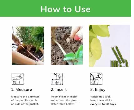 Plant Grow Fertilizer Sticks For Plants (BUY 1 GET 1 FREE)-50 Sticks