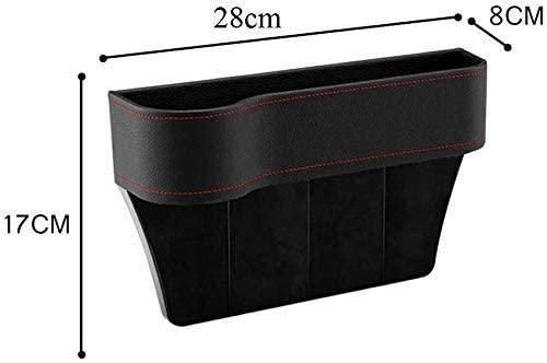 Seat Pockets PU Leather Car Console Side Organizer