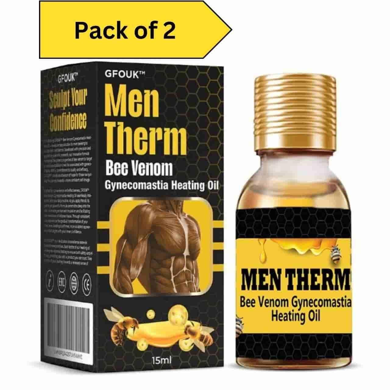 Bee venom Gynecomastia Heating Oil 15 ml (BUY 1 GET 1 FREE)