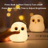 Color changing cute led owl lamp