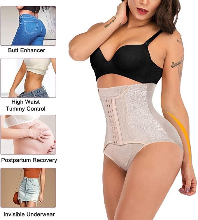 Adjustable Hook Loop High Waist Shapewear