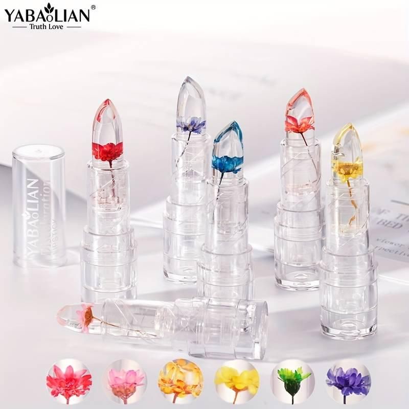 Crystal Jelly Flower Color Changing  Lipstick (BUY 1 GET 1 FREE)