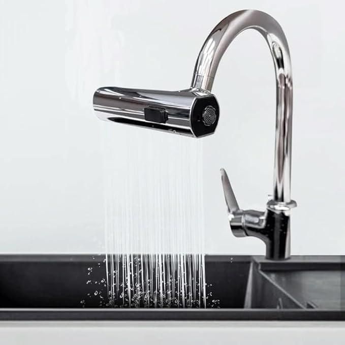 Waterfall Kitchen Faucet, Touch Faucet, Extender for Kitchen Sink