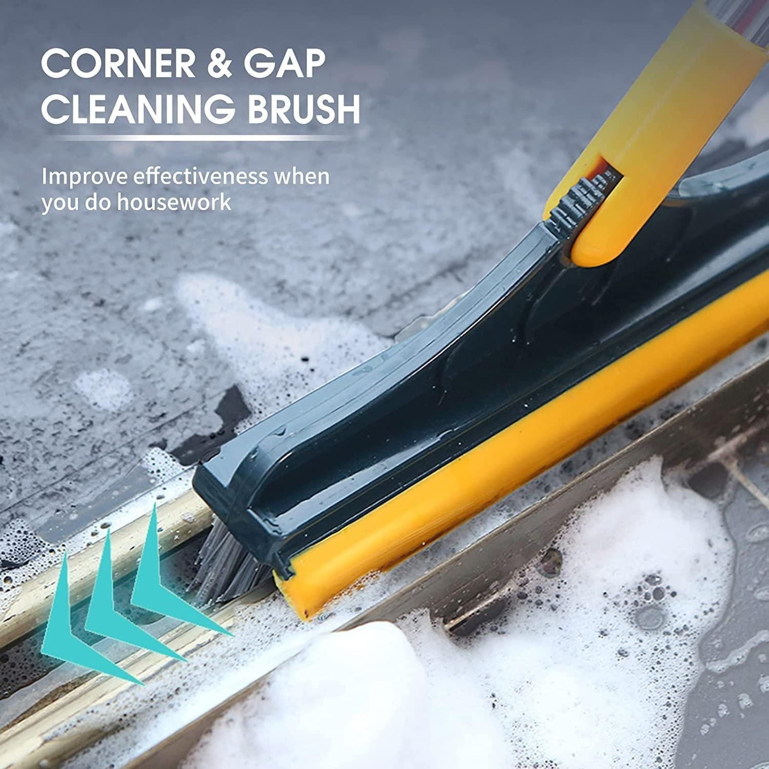 2in1 Floor Scrub Cleaning Brush Wiper – Buddy