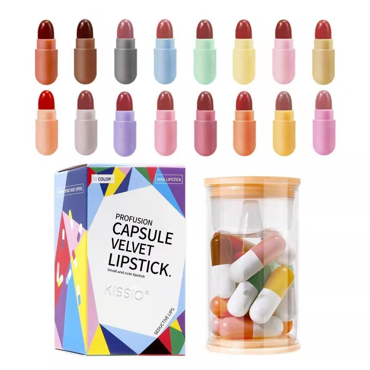 Mini Capsule Lipstick (Buy 8 Get 8 Free)